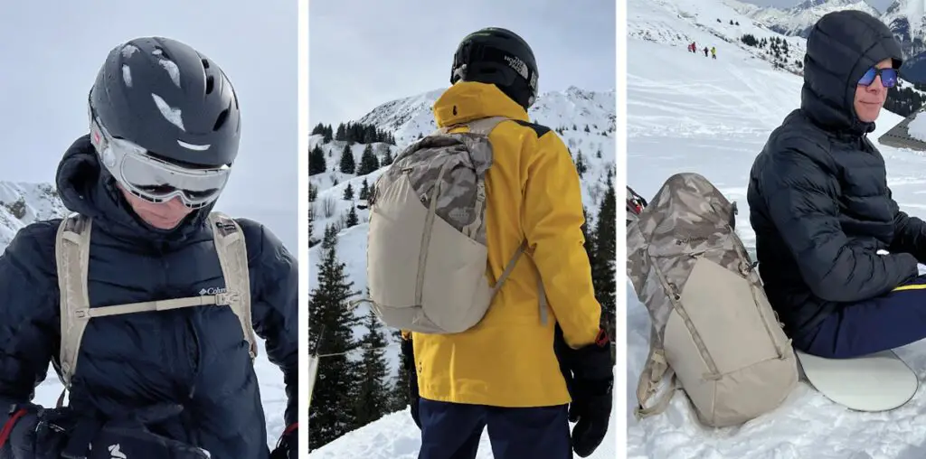 test en snowboard du sac à dos Columbia 22L Tandem Trail™ Unisexe 