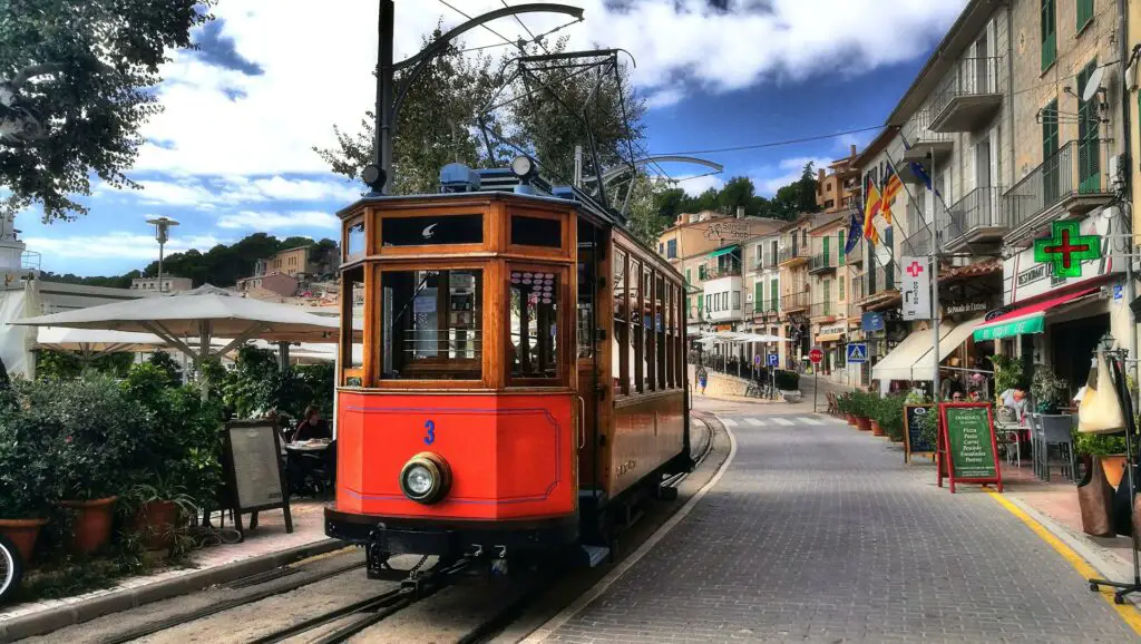 Train à Port de soller à Majorque