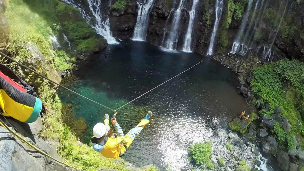 Canyon langevin à l'ile de la réunion