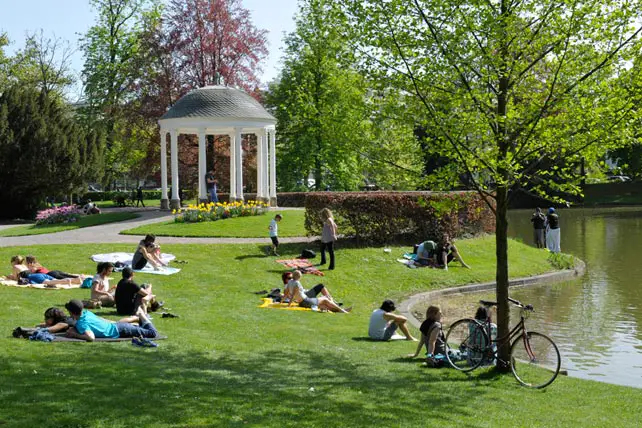 Le parc de l’Orangerie à Strasbourg