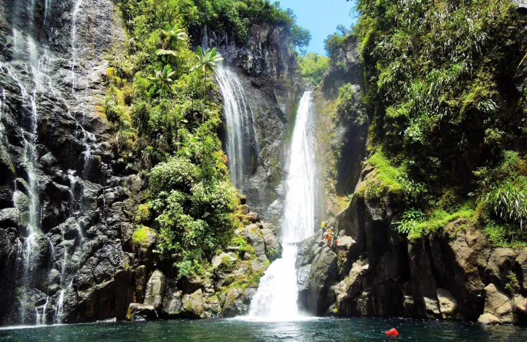 Canyon takamaka à l'ile de la réunion