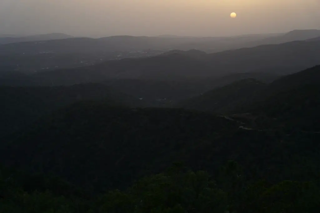 Coucher de soleil dans les Algarve