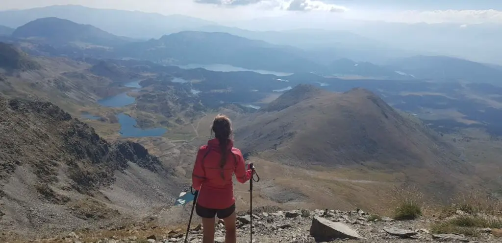 Randonnée dans les Pyrénées avec les bâtons Carbon C3 Cloud Komperdell