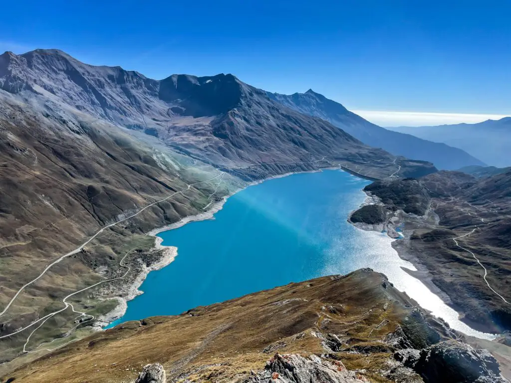 Vue du sommet de la cime du laro