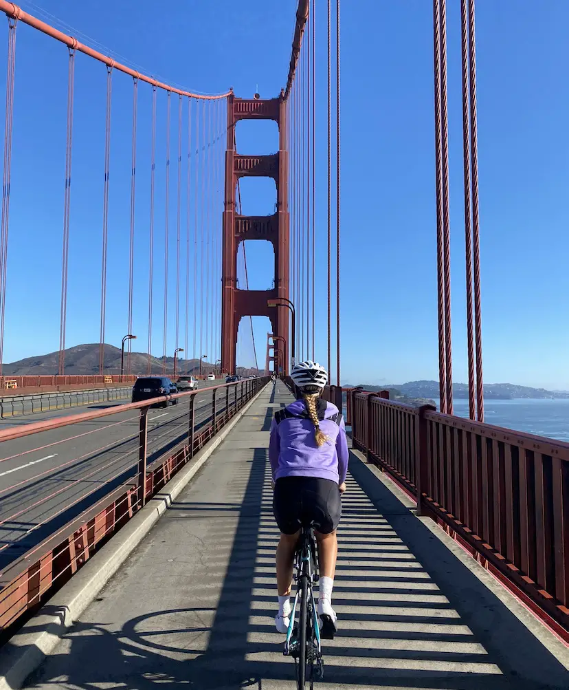 Traversée du Golden Gate Bridge a vélo 