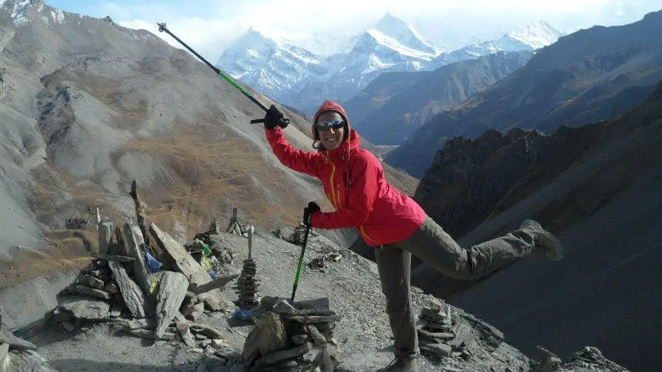 Caroline BAISE prof de Yoga, randonneuse et passionnée de voyage