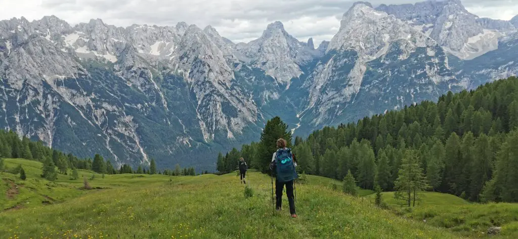 randonnée dans les dolomites rifugio città di carpi