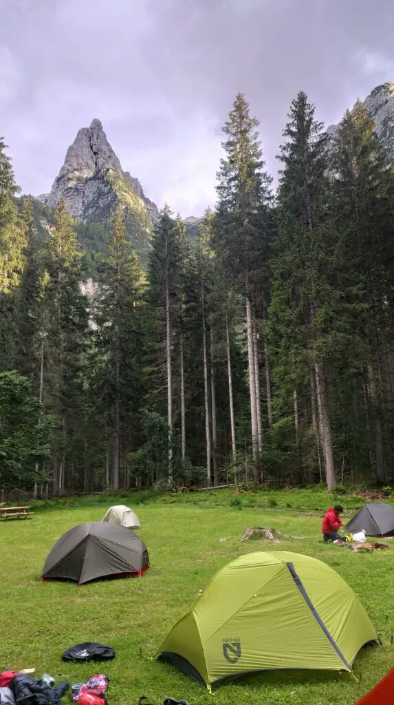 bivouac dolomites San Marco