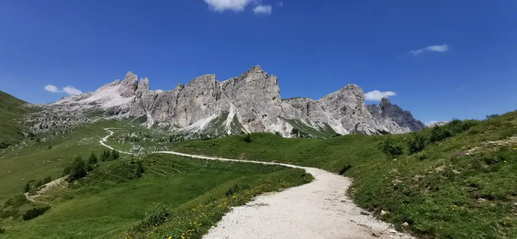 forcella Foran alta via 1 dolomites