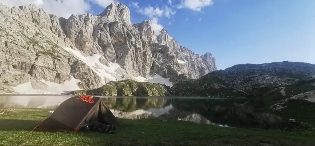 bivouac lac coldai