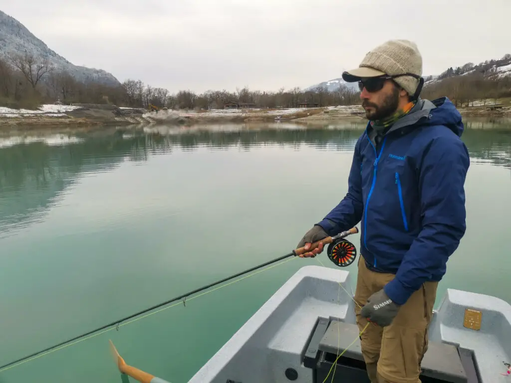 Veste de protection Norrona pour la Pêche à la mouche en réservoir