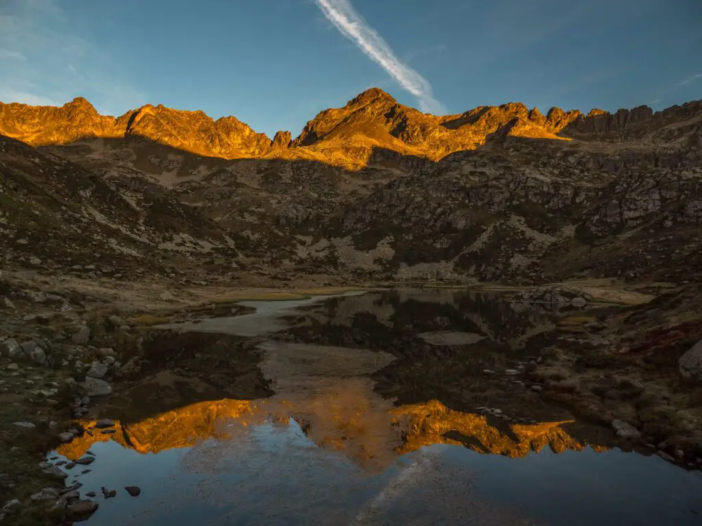 Paysage montagne randonnée pêche à la mouche Pyrénées