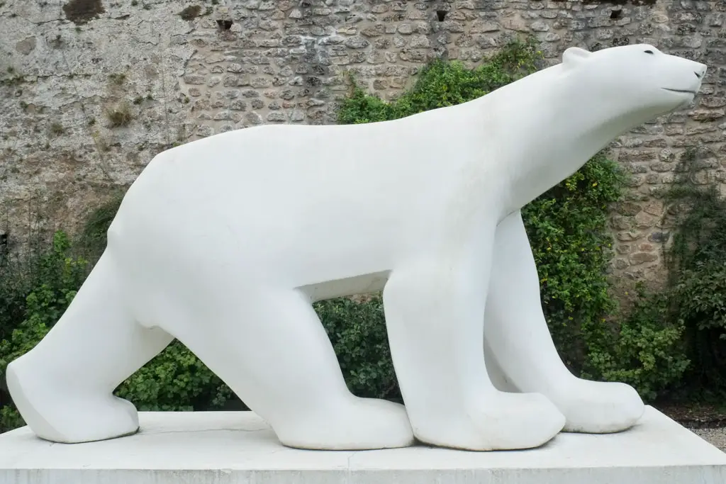 Ours Polaire Blanc du sculpteur animalier François POMPOM