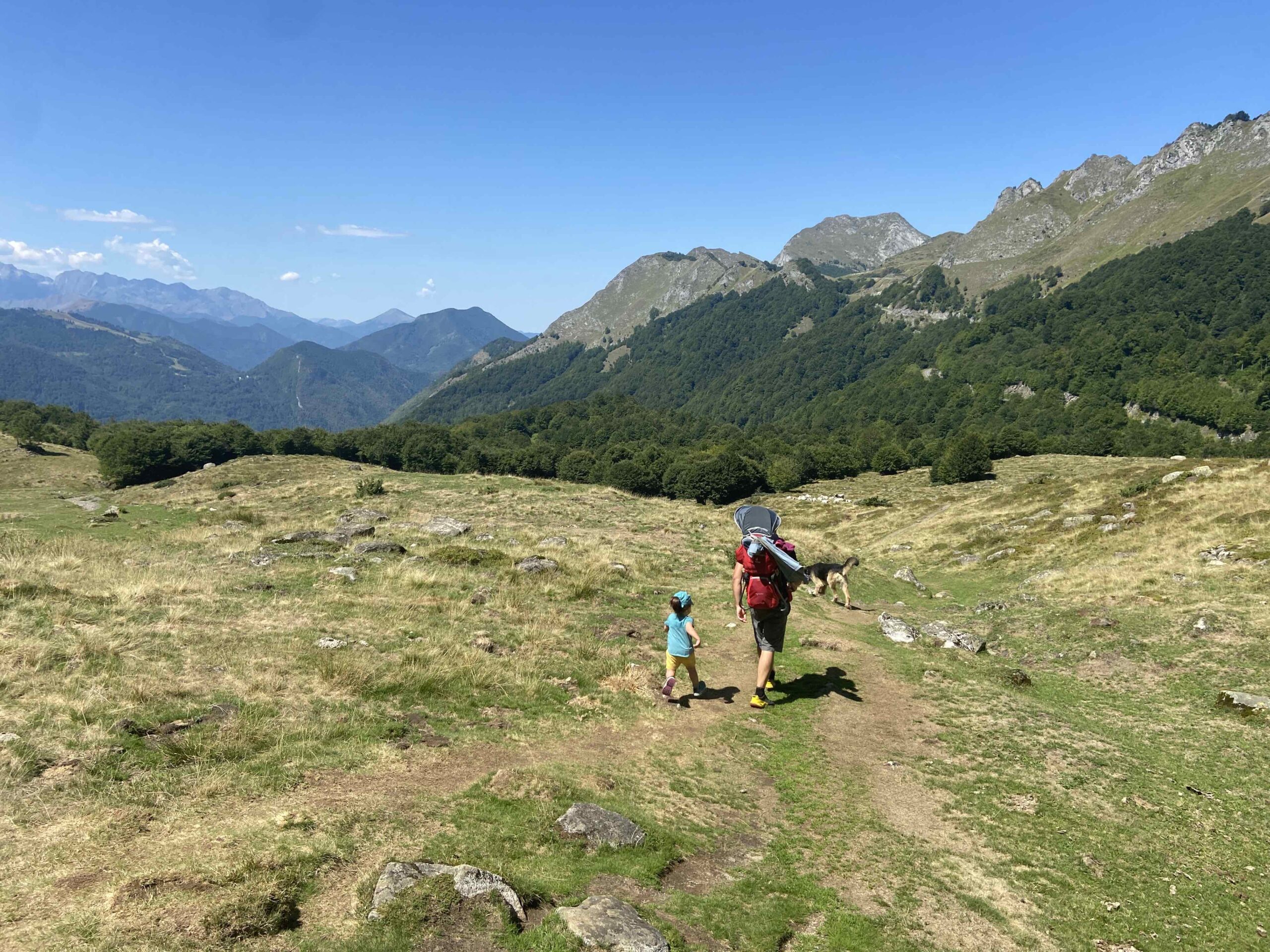 Sentier retour depuis le refuge de Bassies