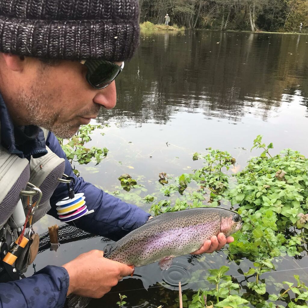 Steeve COLIN de emotion pêche au réservoir de l'éphémère de Bourgogne