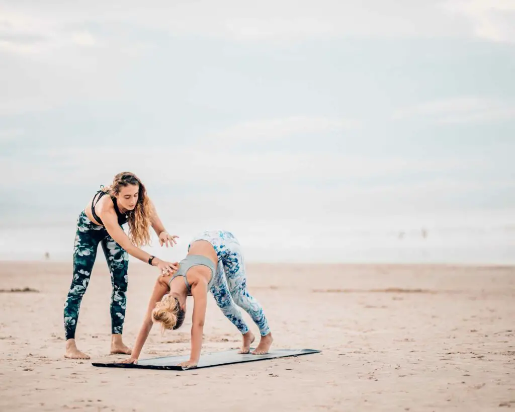 Yogathérapie sur la plage