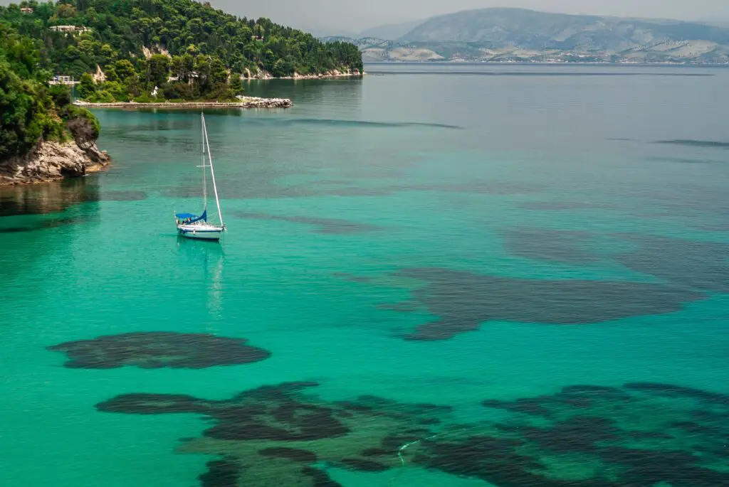 Ile de Corfou en Grèce