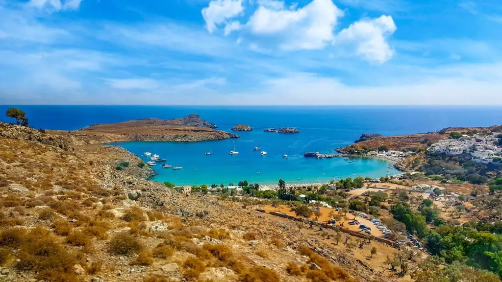 Ile de Rhodes en Grèce