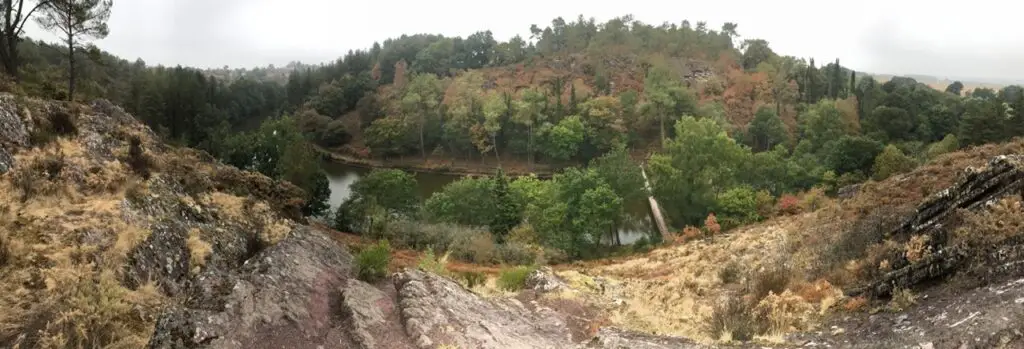 randonnée à la chambre aux loups à Brocéliande