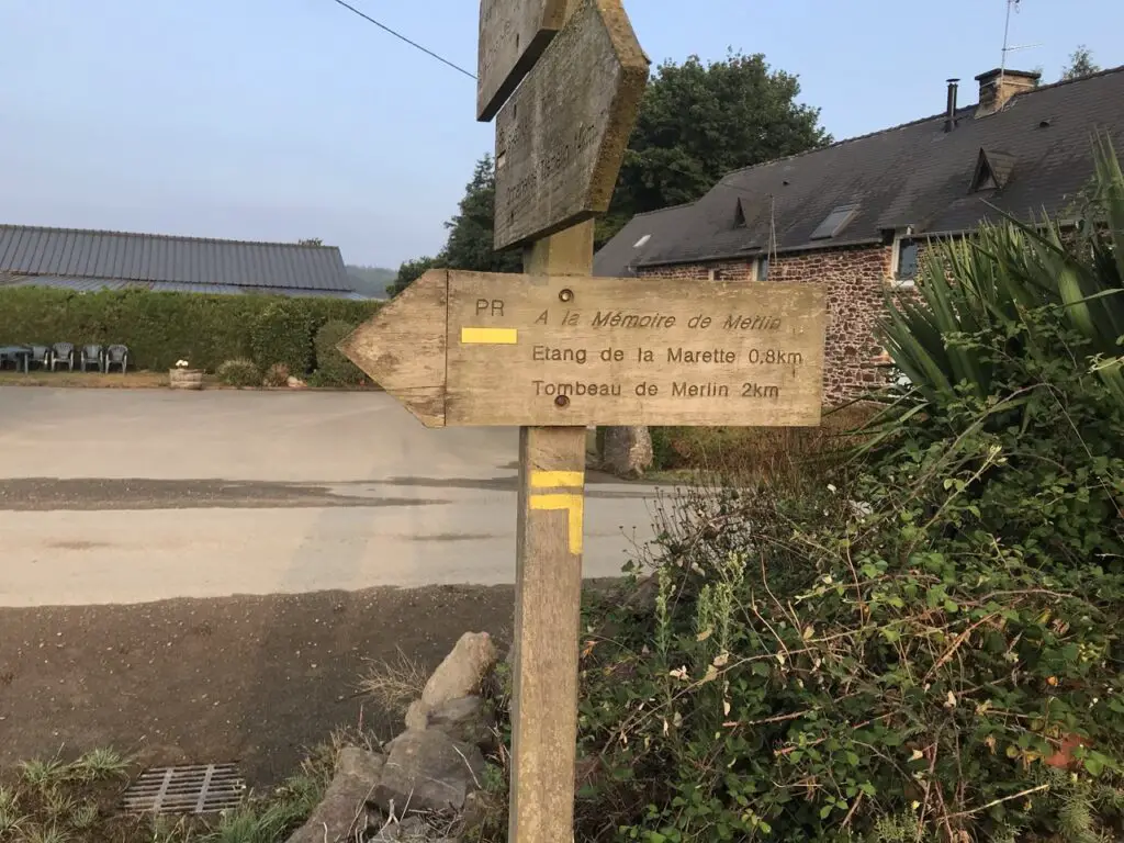 randonnée à la mémoire de Merlin à Brocéliande