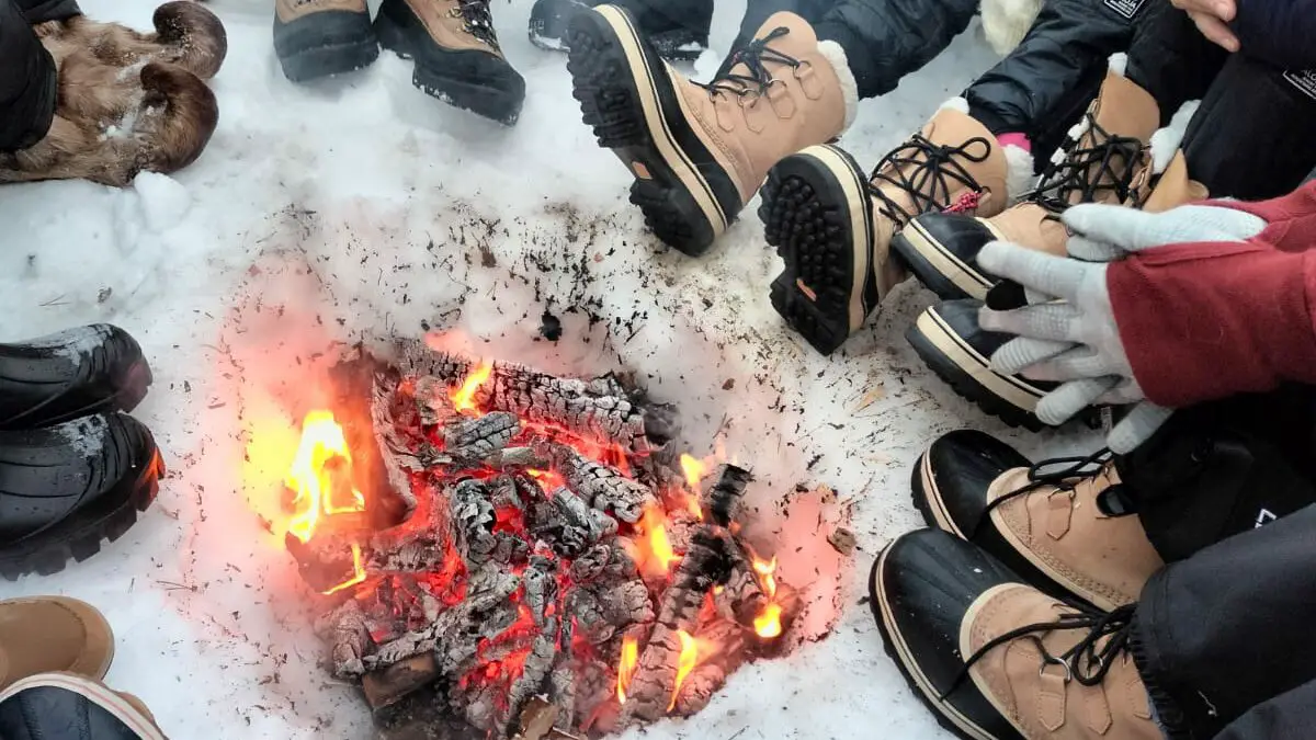 chaussure grand froid isolante