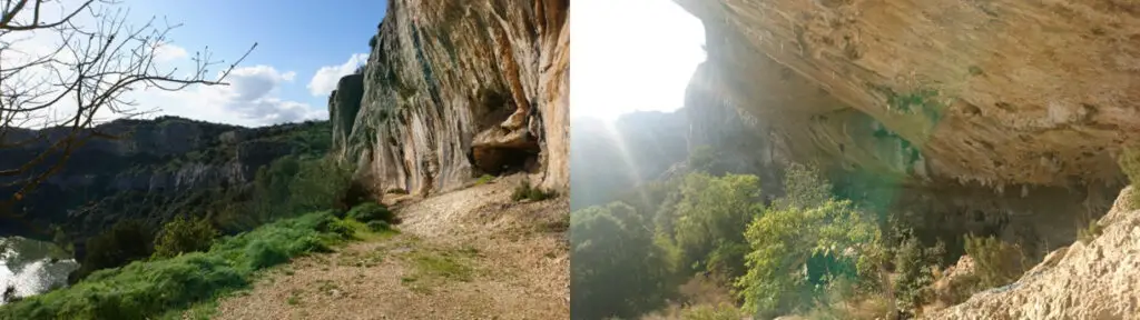 Escalade à Russan en Hiver - falaise du gard