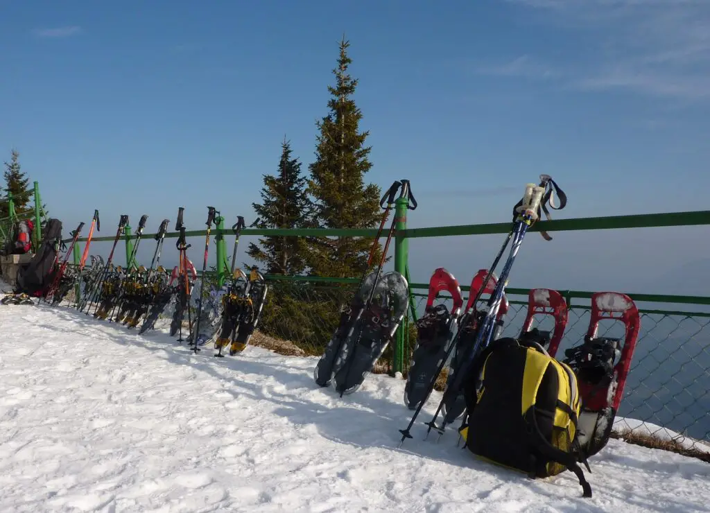 rando du Circuit du Plan de l’eau en raquettes à neige autour des menuires