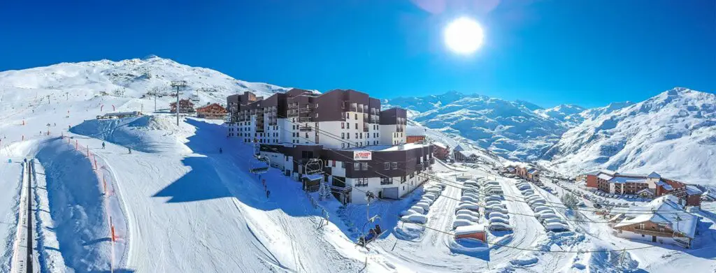 Villages Club à la station de ski des menuires