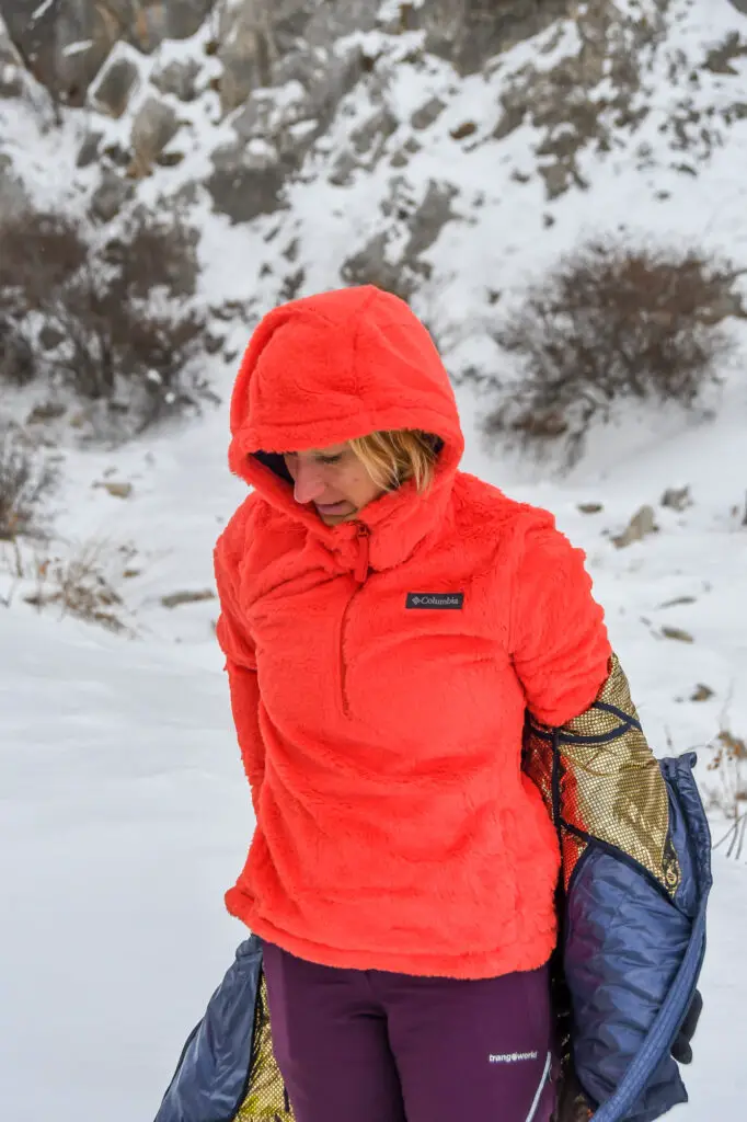 Hoodie Bundle Up Sherpa en polaire doux pour femme