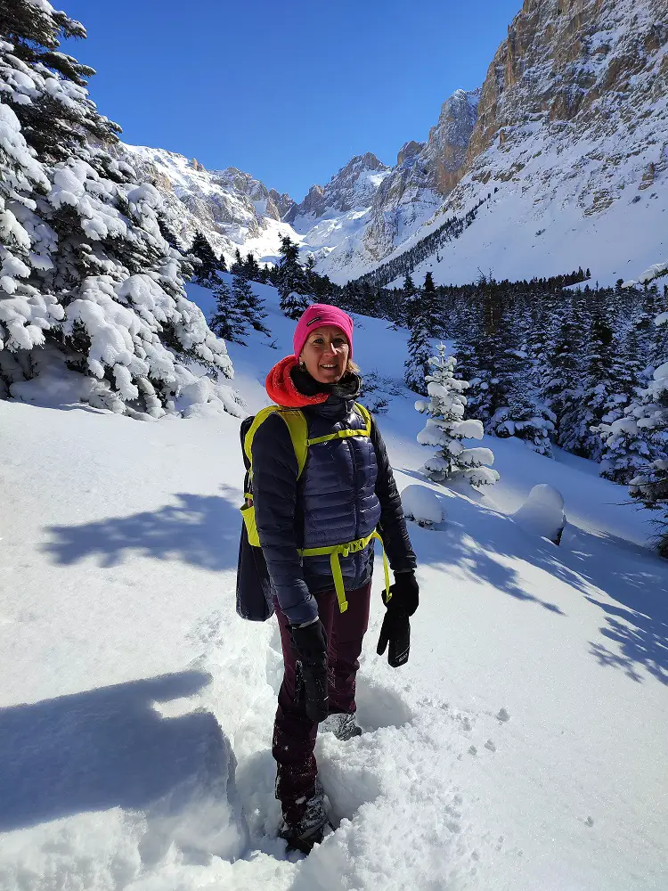 Raquettes à neige au Mont Taurus en Turquie