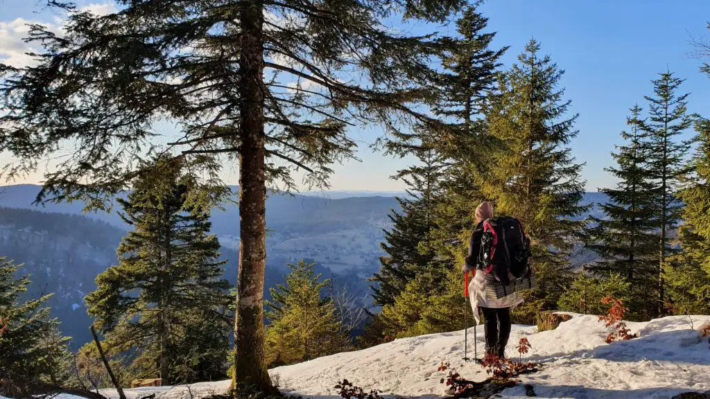 A la Roche Fauconnière dans le Jura