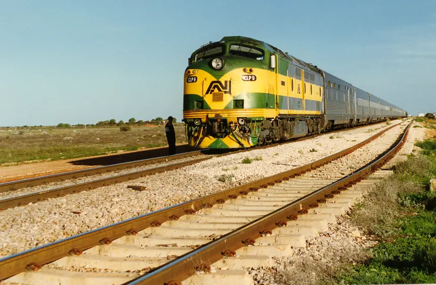 Le train indian Pacific en Australie