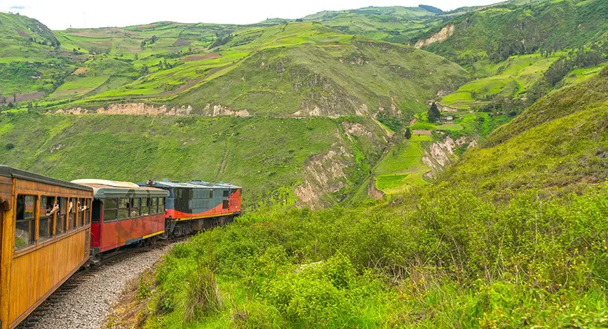 Le train le nez du Diable en Equateur