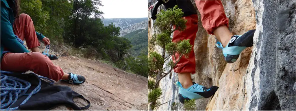 Chaussons Indalo de Tenaya en escalade