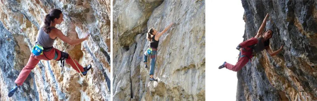 Chaussons Oasi de Tenaya en escalade falaise