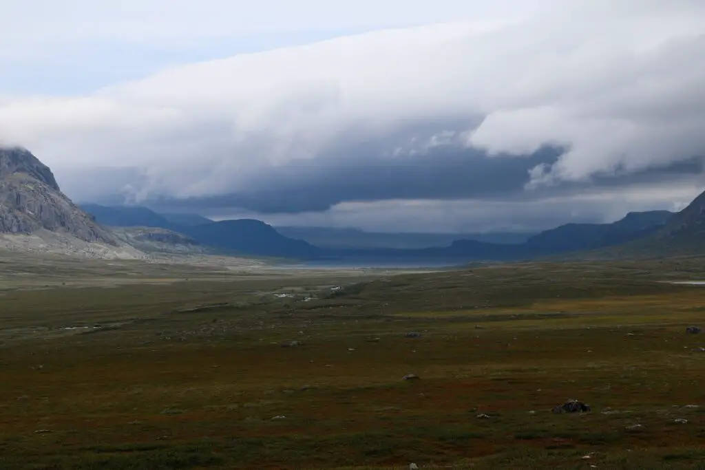 Orage sur la Kungsleden