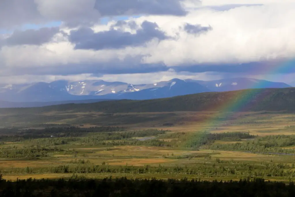 Arc en ciel sur la Kungsleden