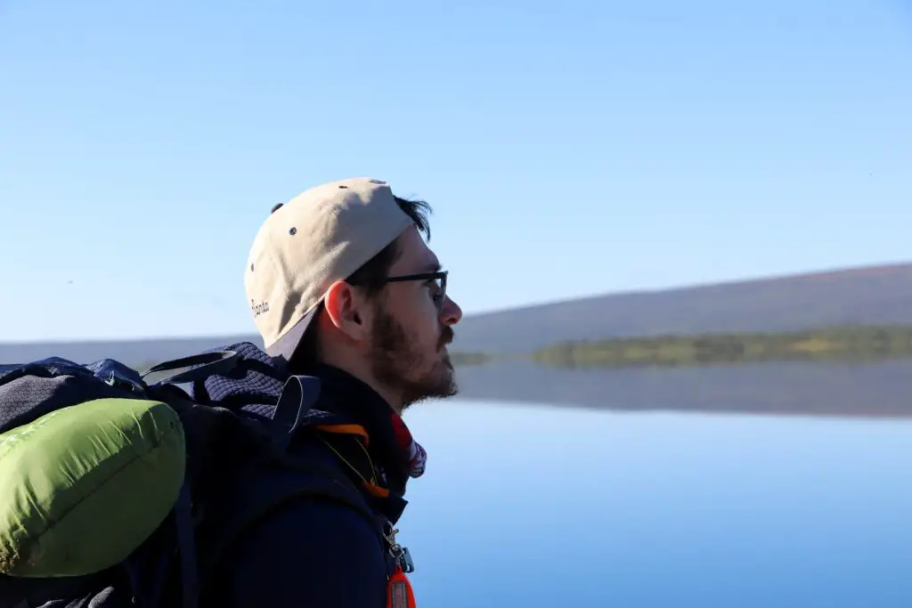 Renan Melchior sur la Kungsleden