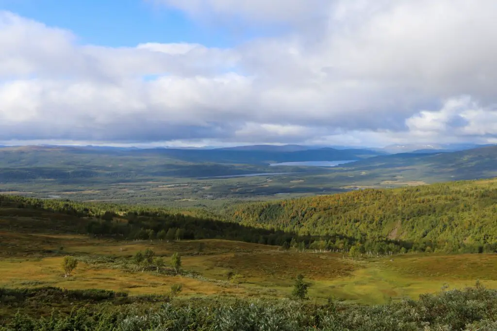 Vallée d'Hemavan sur la Kungsleden