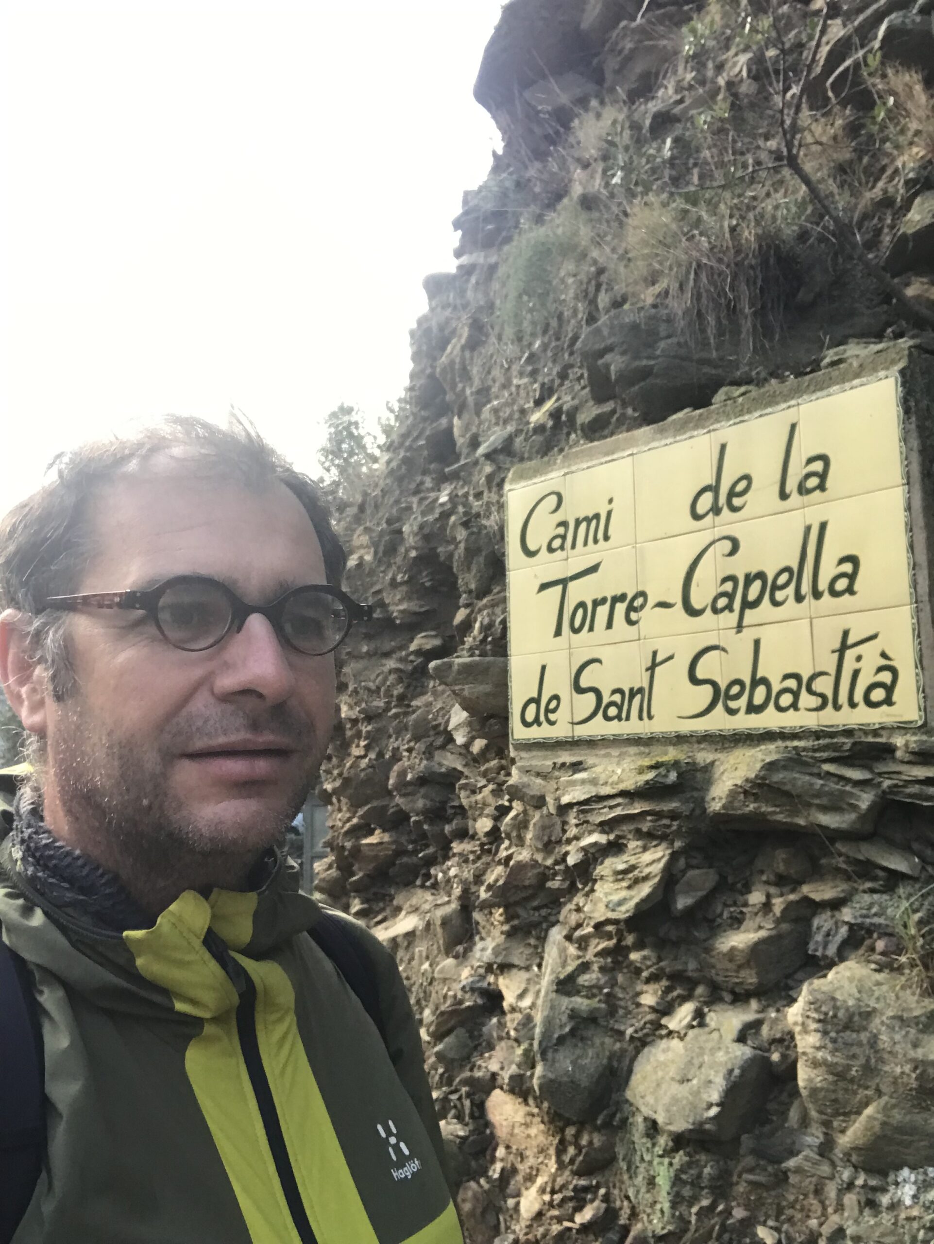 On the way from the torre-capella de Sant Sebastia to mar de la selva