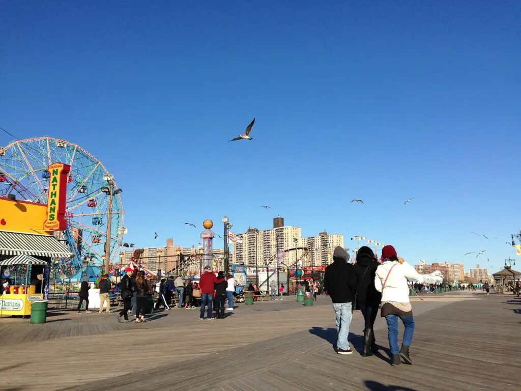 Coney Island en été à New York