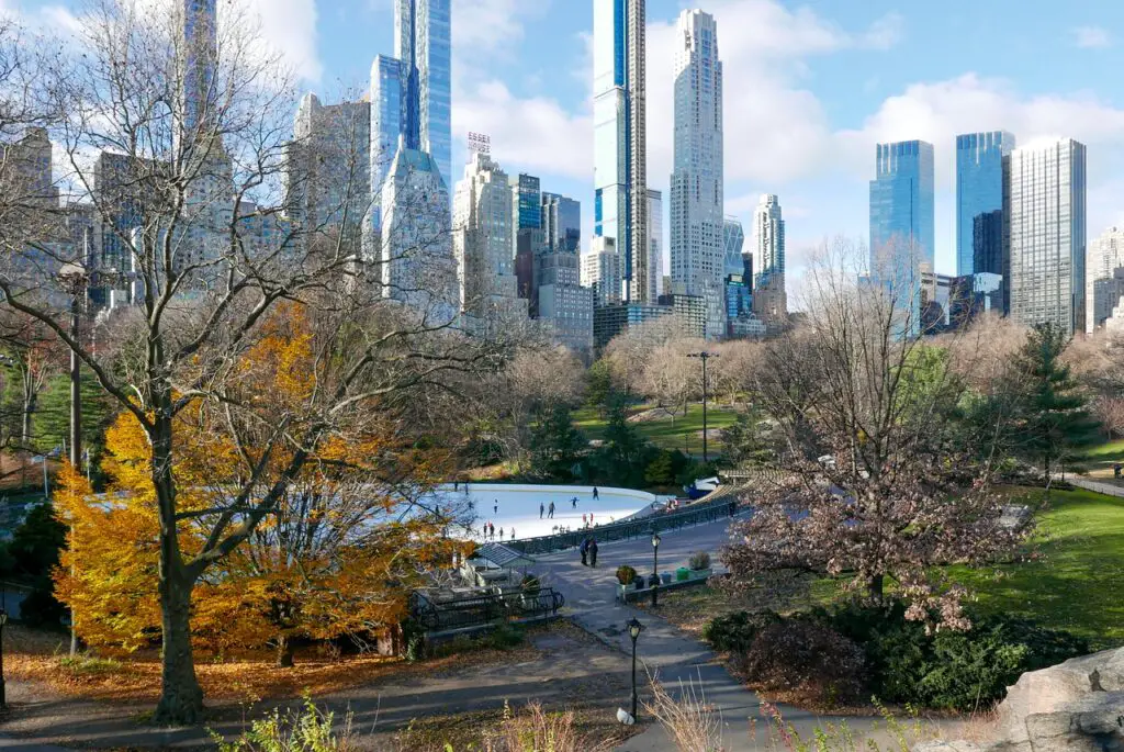 La patinoire de Central Park