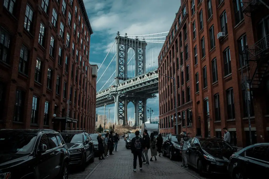 La ruelle Dumbo et le magnifique Manhattan Bridge