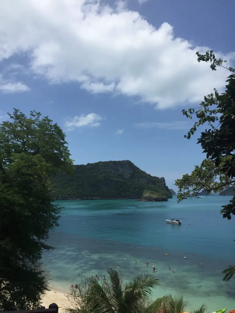 le parc marin d'Ang Thong dans le golfe de Thailande