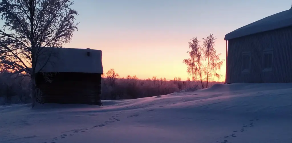 lumière de suède dans la magie du matin