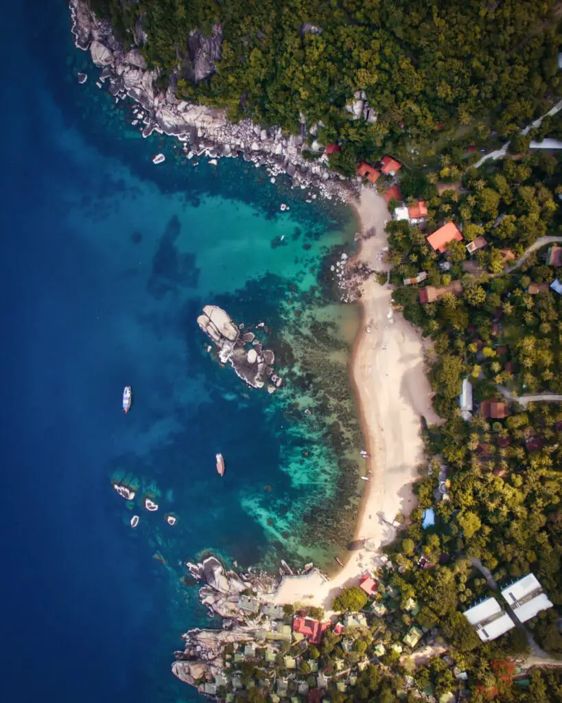 plage à Koh Phangan en Thailande