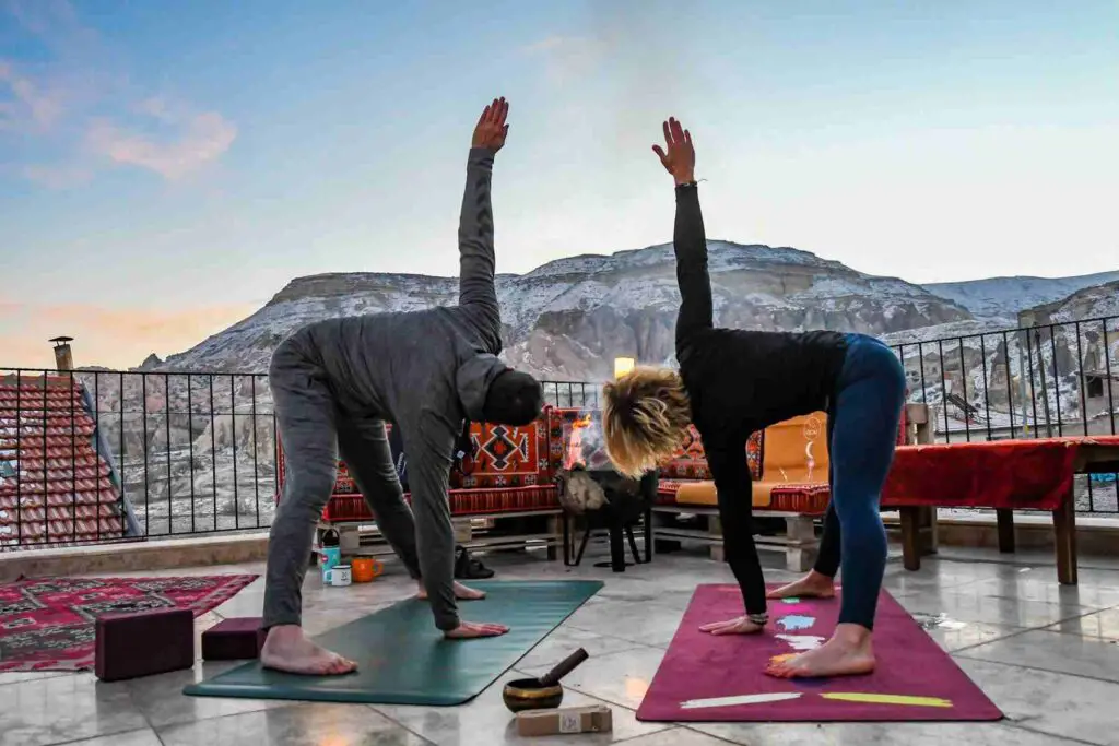 tapis de yoga anti-dérapant de yogom