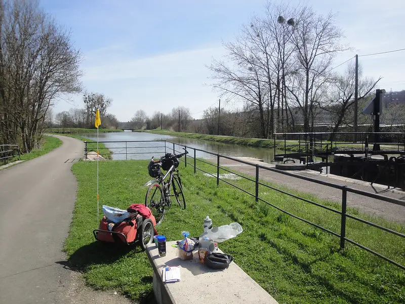 piste cyclable sur l'eurovelo 6