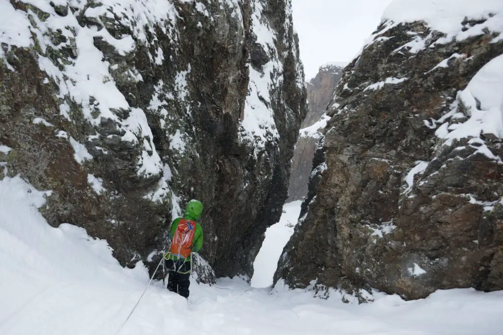 Fuite dans le canyon lors d'un séjour cascade de glace au Colorado