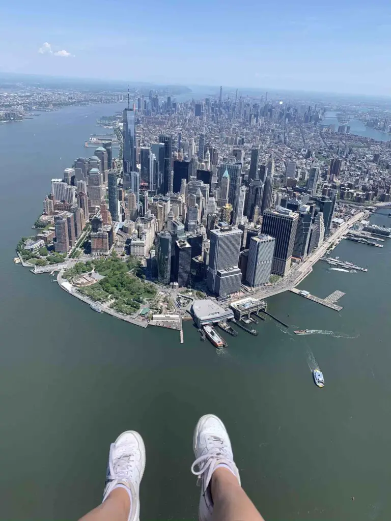 Vue d'en haut sur Manhattan